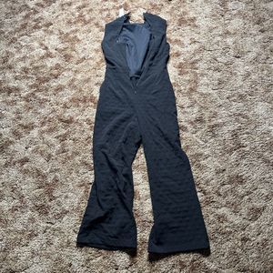 ANTHROPOLOGIE Jumpsuit Size Small Eva Franco Charley Mock Neck Romper Black NWT